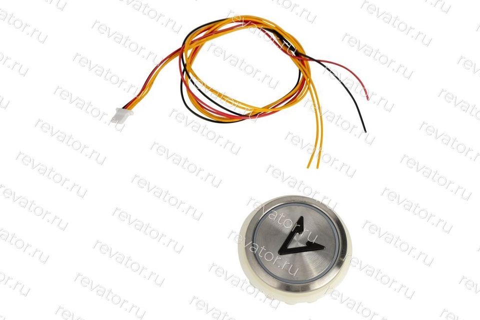 Модуль кнопочный круглый белая подсветка "Стрелка" A4N232980 BST Otis