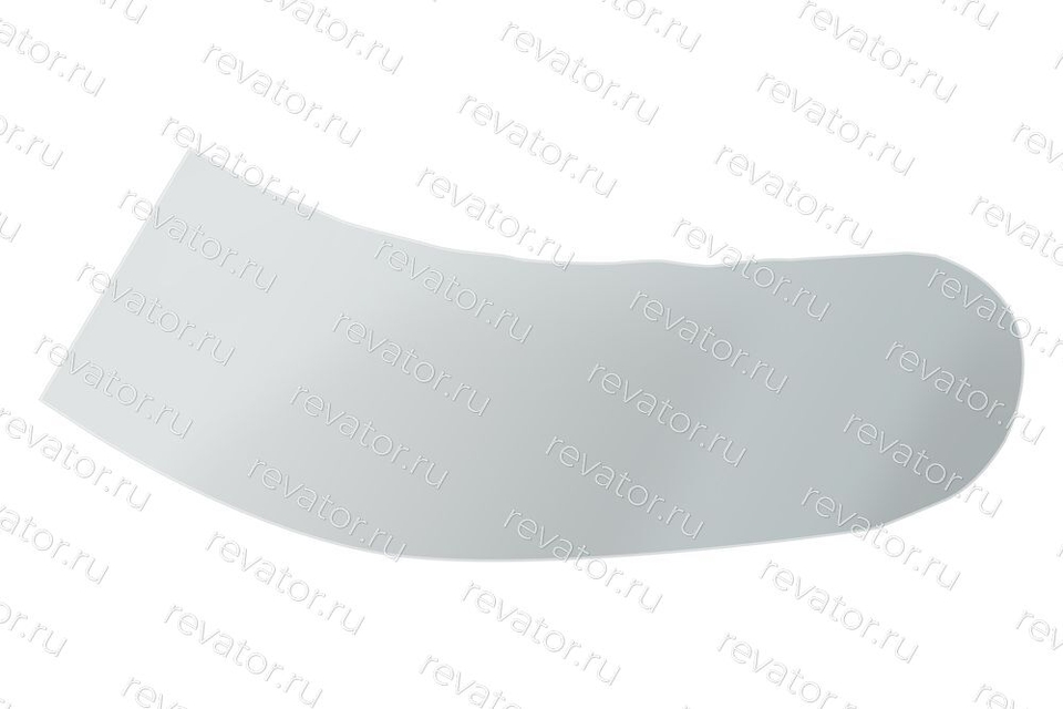 Стекло баллюстрады эскалатора изогнутое каленое 10мм