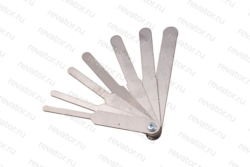 Набор шаблонов для проверки износа канавок отводных блоков 6; 6,5; 8; 10; 12; 13; 16