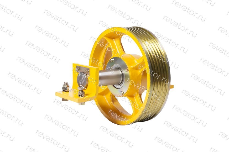 Блок отводной 500х6х12 в сборе с осью лебедки TYS 2R05794А Sigma