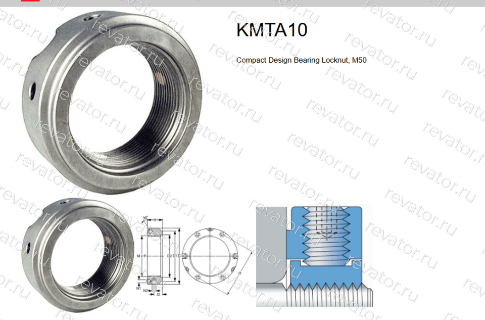 Муфта M50х1,5 KMTA10