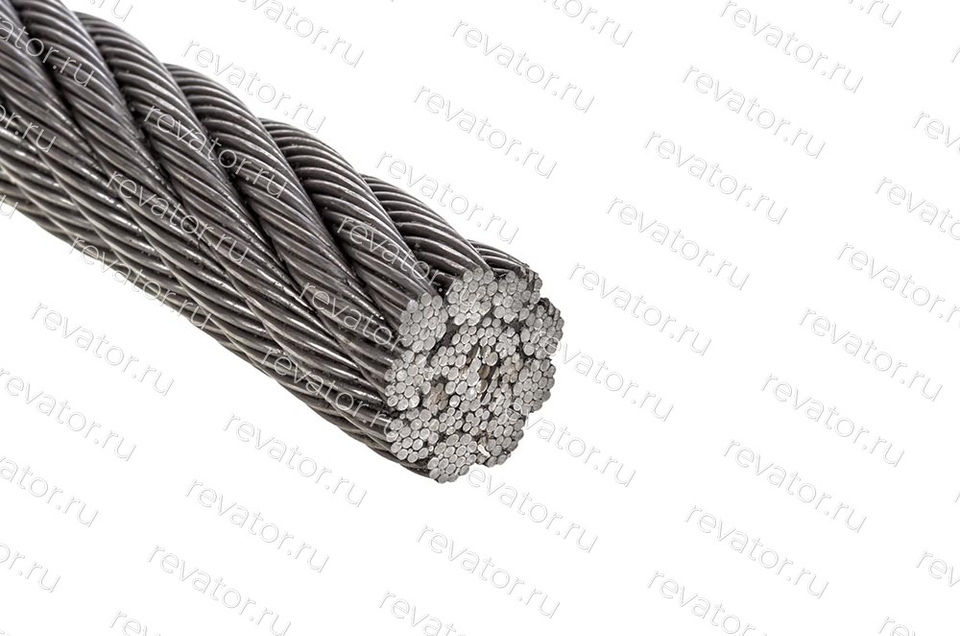 Канат стальной лифтовый 13,0мм PAWO F10 9х21F-IWRC 113,4кН Gustav Wolf