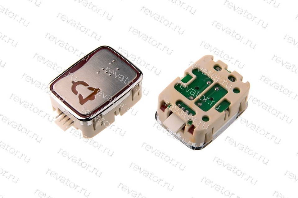 Модуль кнопочный красная подсветка код брайля AK-25B "Вызов диспетчера" AEN04C050*A Sigma