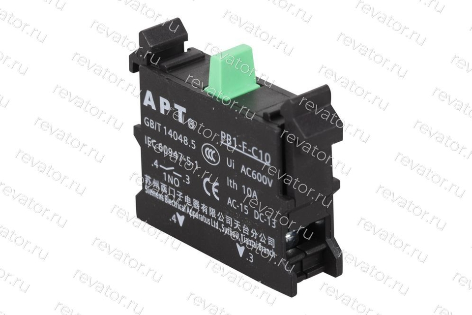Блок-контакт 1НО PB1-F-C10 APT