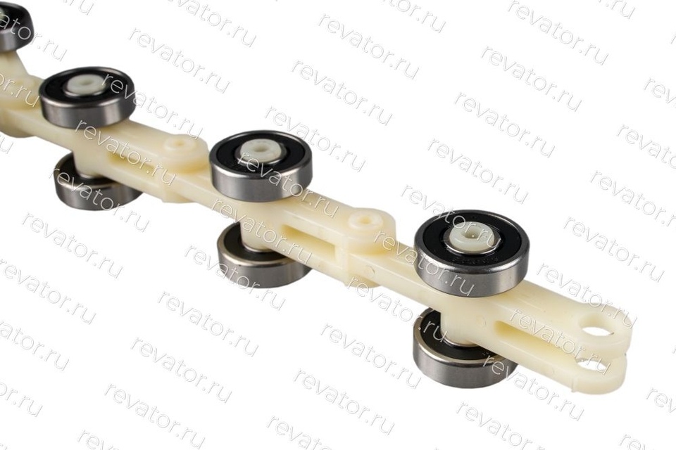 Цепь огибающая баллюстрады поручня эскалатора L=1320мм P=60мм 22 пар роликов BLT Canny Schindler Sigma Otis Latres