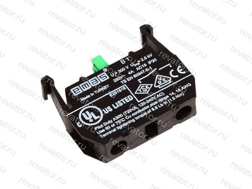 Блок-контакт НО B1 Emas