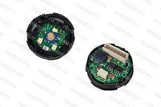 Модуль кнопочный вызов вверх голубая подсветка без зумера KSS KM857781G14 Kone