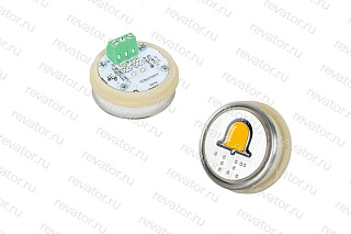 Модуль кнопочный круглый красная подсветка код брайля A4N107639 "ῼ" BBP-R302-VCPLT-BEL ЩЛЗ