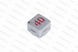Толкатель (накладка) модуля кнопочного "40" квадратный красный LG Sigma