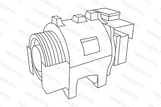 уцененный: Лебедка PMS420-C768-3 шкив 410х7х10 Schindler