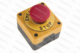 Кнопка стоп с фиксацией в корпусе P1EC400E40-K Emas