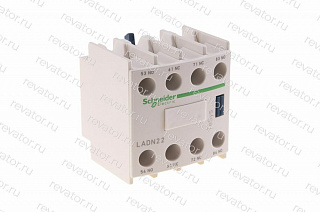 Блок дополнительных контактов фронтальный 2НО+2НЗ LADN22 Schneider Electric
