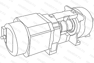 уцененный: Лебедка Gen2 V=1,75м/с Q=1275кг AAA20220AW2 Otis