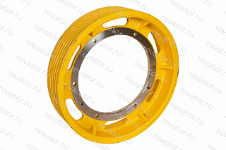 Шкив канатоведущий 520х6х10 для лебедки М83/M85 PT52533045 Montanari