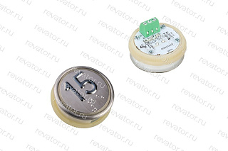 Модуль кнопочный круглый красная подсветка код брайля A4N107639 "15" MA2D04-D-R-15 ЩЛЗ