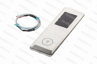 Пост вызывной с дисплеем 1 кнопка красная индикация AV1012 Genemek