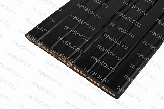 Кабель подвесной плоский лифтовый КПЛК 24х0,75+1х1,5+(2х0,5)э